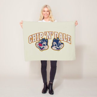 Chip 'n' Dale Classic Grin Fleece Blanket