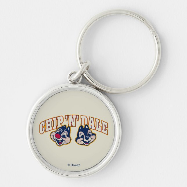 Chip 'n' Dale Classic Grin Keychain (Front)