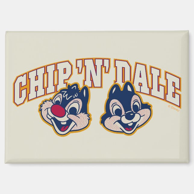 Chip 'n' Dale Classic Grin Magnet (Front)