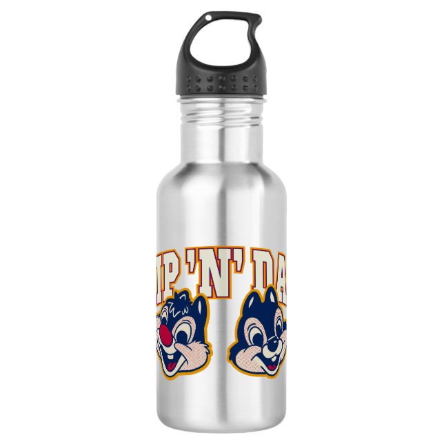 Chip 'n' Dale Classic Grin Stainless Steel Water Bottle (Front)