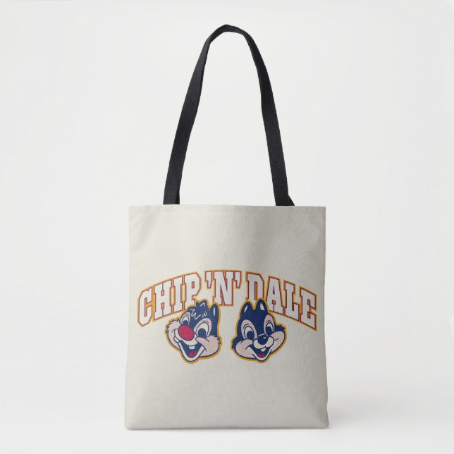 Chip 'n' Dale Classic Grin Tote Bag (Front)