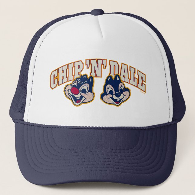 Chip 'n' Dale Classic Grin Trucker Hat (Front)