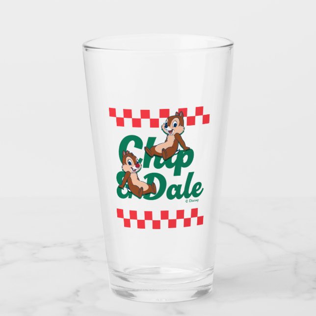 Chip 'n Dale Deli Fun Glass (Front)