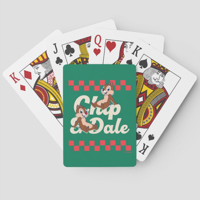 Chip 'n Dale Deli Fun Poker Cards (Back)