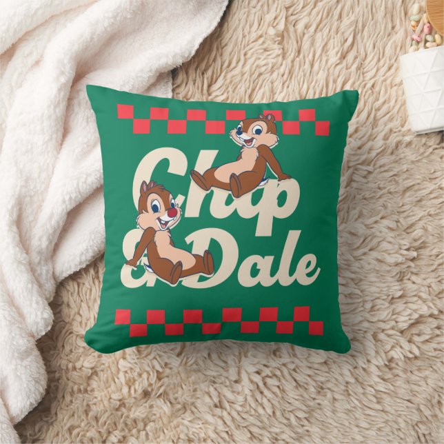 Chip 'n Dale Deli Fun Throw Pillow (Blanket)