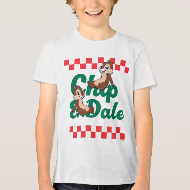 Chip 'n Dale Deli Fun Tri-Blend Shirt (Front)