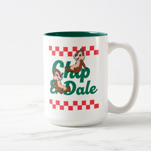 Chip 'n Dale Deli Fun Two-Tone Coffee Mug (Right)