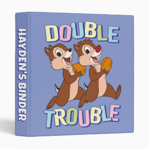 Chip 'n Dale Double Trouble 3 Ring Binder
