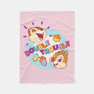 Chip 'n Dale Double Trouble Fleece Blanket