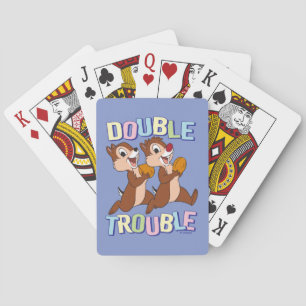 Chip 'n Dale Double Trouble Poker Cards