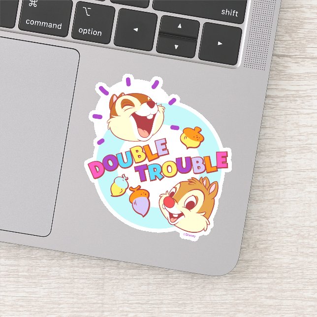 Chip 'n Dale Double Trouble Sticker (Detail)