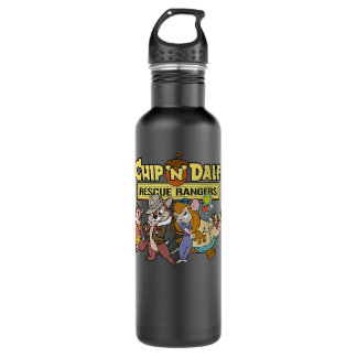 Chip N Dale Goofy Group Rescue Stainless Steel Water Bottle
