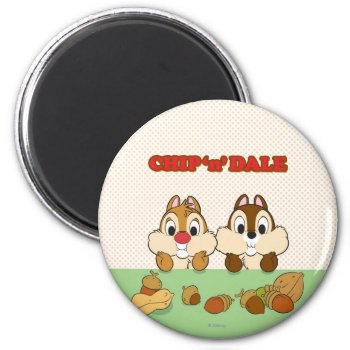 Chip 'n' Dale Magnet by OtherDisneyBrands at Zazzle