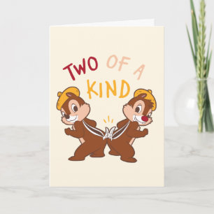 Chip 'n Dale Two of a Kind Card