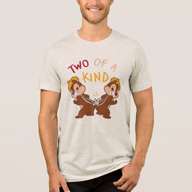 Chip 'n Dale Two of a Kind Tri-Blend Shirt (Front)
