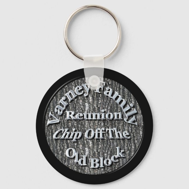 Chip Off The Block Keychain (Front)