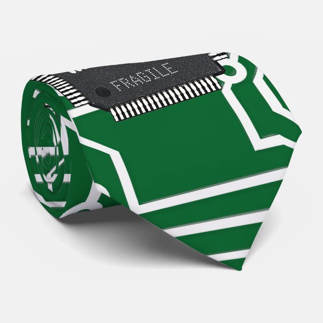 Chip On Printed Circuit Board With Your Name Neck Tie (Rolled)