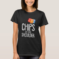 Chip On Your Shoulder Lazy DIY Halloween Costume T-Shirt