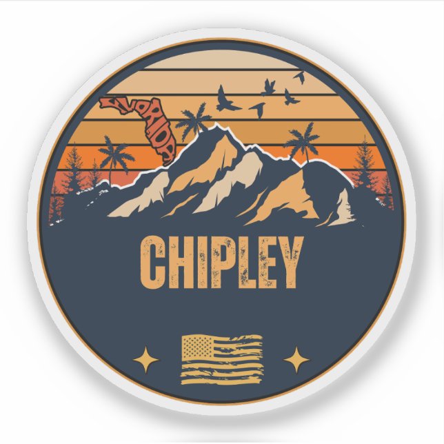 Chipley, Florida  Sticker (Front)