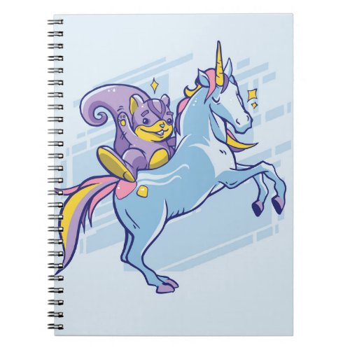 Chipmunk and Unicorn Magical Friends Notebook