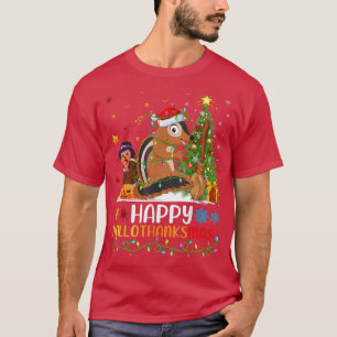 Chipmunk Animal Lover Funny Happy Chipmunk HelloTh T-Shirt