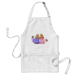 Chipmunk Ballerina Duo Adult Apron