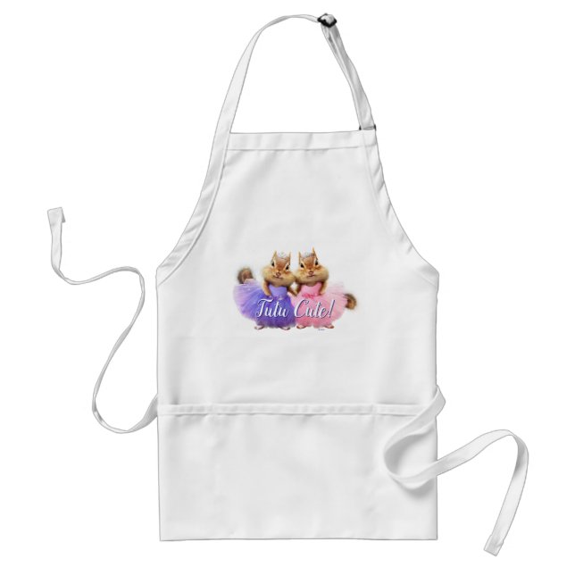 Chipmunk Ballerina Duo Adult Apron (Front)