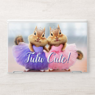 Chipmunk Ballerina Duo HP Laptop Skin