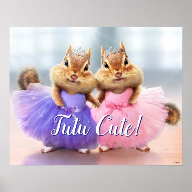Chipmunk Ballerina Duo Poster (Front)