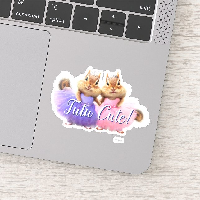 Chipmunk Ballerina Duo Sticker (Detail)