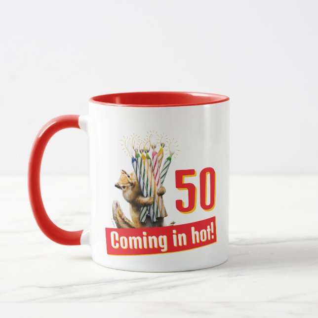 Chipmunk Birthday Candles Mug (Left)