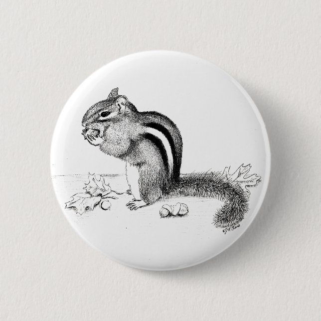 Chipmunk Button (Front)