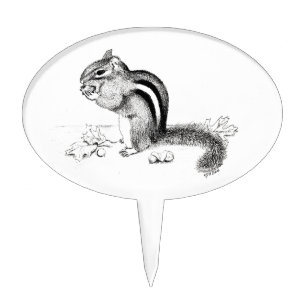 Chipmunk Cake Topper