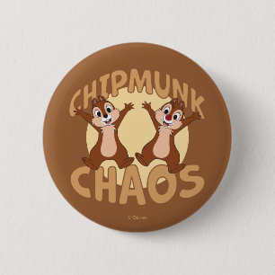 Chipmunk Chaos Crew Button