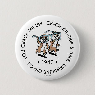 Chipmunk Chaos Crew Button