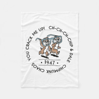 Chipmunk Chaos Crew Fleece Blanket