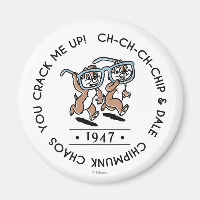 Chipmunk Chaos Crew Magnet (Front)