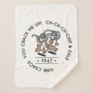 Chipmunk Chaos Crew Sherpa Blanket