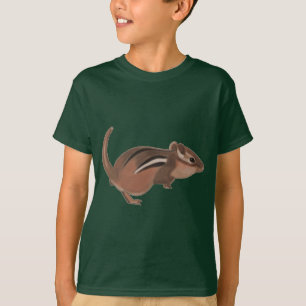 Chipmunk digital painting by CherylsArt on tshirts