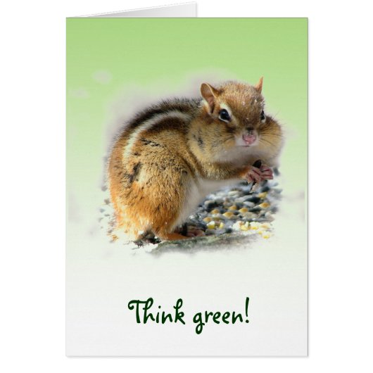 Chipmunk Earth Day Cards (Front)