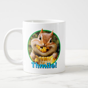 Chipmunk Eating Corn Giant Coffee Mug