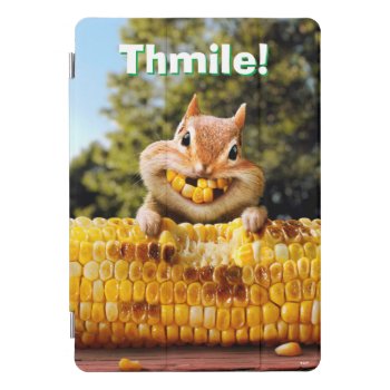 Chipmunk Eating Corn Ipad Pro Cover by AvantiPress at Zazzle