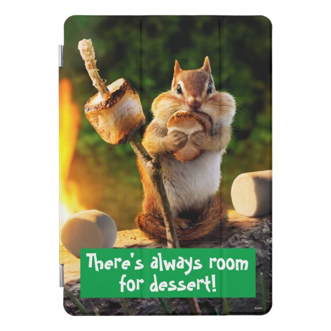 Chipmunk Eating Marshmallow iPad Pro Cover (Front)