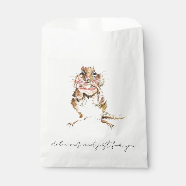 Chipmunk Favor Bags (Front)