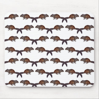 Chipmunk Frenzy Mousemat (Choose Colour) Mouse Pad