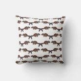 Chipmunk Stuffing His Face Throw Pillow