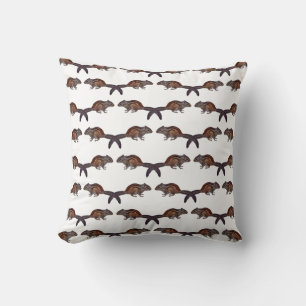 Chipmunk Frenzy Pillow (Choose Colour)