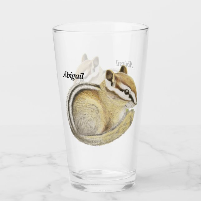 Chipmunk Glass (Front)