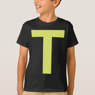 Chipmunk Halloween Carnival Group Costume Letter T-Shirt