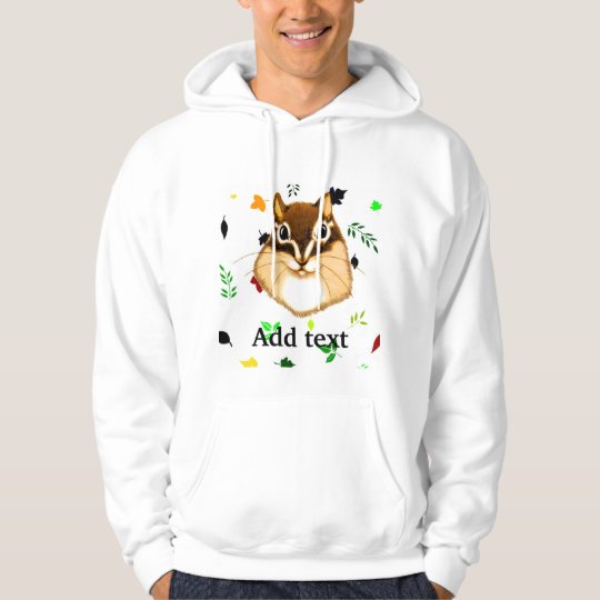Chipmunk illustration (4) hoodie